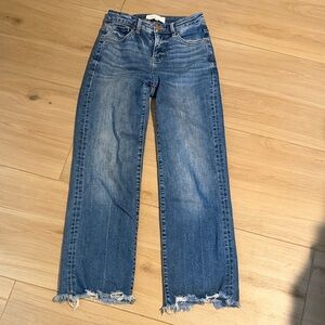 Denim Blue Straight Leg Women's Jeans